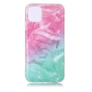 マーブルデザインソフトケースピンク/ブルー 11